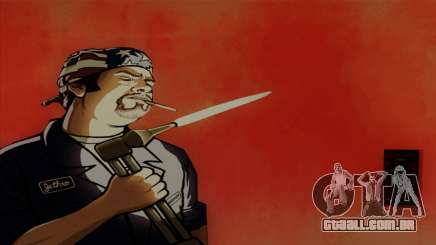 Uma imagem de um soldador na parede HD para GTA San Andreas