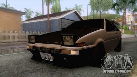 Toyota AE86 Coupe Touge Style para GTA San Andreas