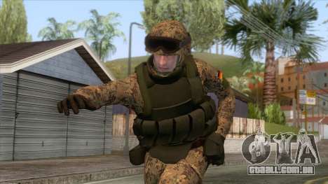 German Army Soldier Skin para GTA San Andreas