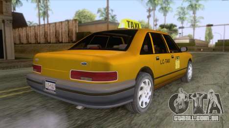 New Taxi HD para GTA San Andreas