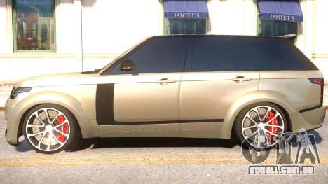 Range Rover Vogue Tuning para GTA 4