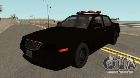 O carro de Polícia do 2º Nível de Rastreamento d para GTA San Andreas
