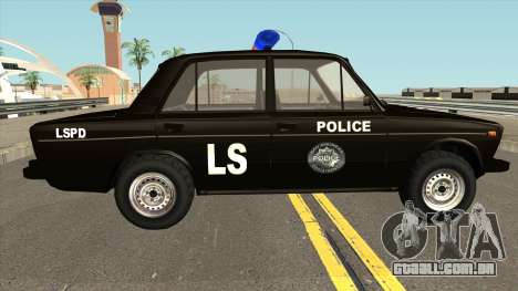 VAZ 2106 SA Style Police para GTA San Andreas