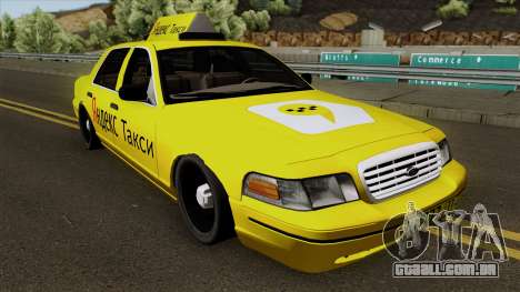 Ford Crown Victoria "Táxi Yandex" para GTA San Andreas