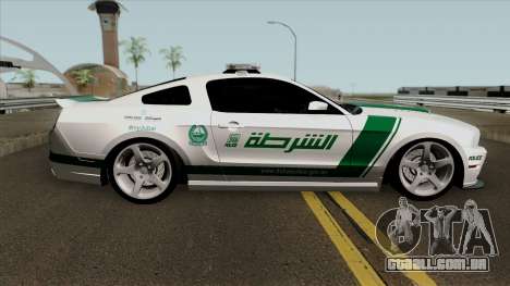 Ford Mustang Shelbi GT 500 2013 Dubai Police para GTA San Andreas