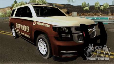 Chevrolet Tahoe 2015 Bone County Police para GTA San Andreas