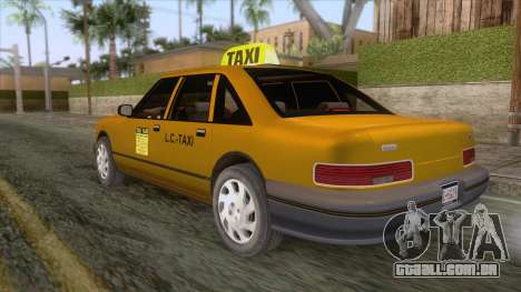 New Taxi HD para GTA San Andreas