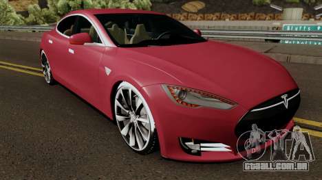 Tesla Model S 2014 v2 para GTA San Andreas