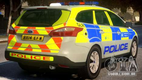 Police Ford Focus Estate IRV TFL Version para GTA 4