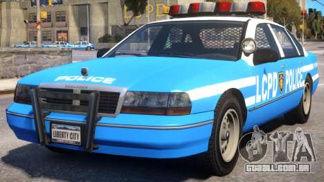 Declasse Premier Police Cruiser para GTA 4