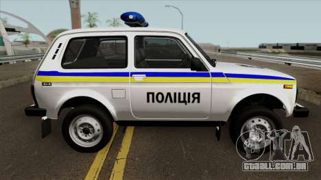 VAZ 2121 Polícia da Ucrânia para GTA San Andreas