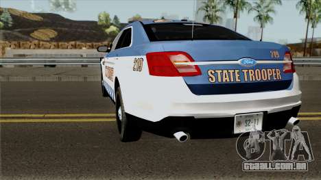Ford Taurus 2013 Red County Police para GTA San Andreas