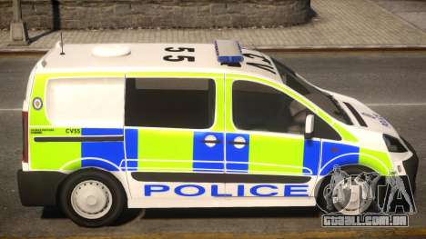 Police Peugeot Expert Cell Van para GTA 4