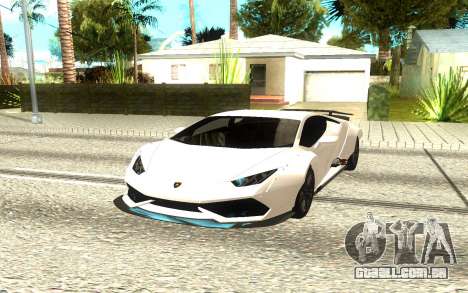 Lamborghini Huracan para GTA San Andreas