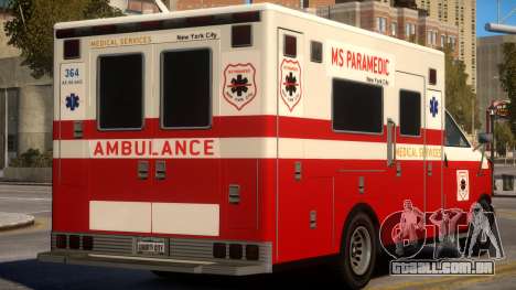 Ambulance Real New York para GTA 4