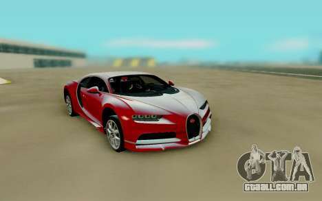Bugatti Chiron Red para GTA San Andreas