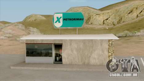El Quebrados Petrorimau Gas Station para GTA San Andreas