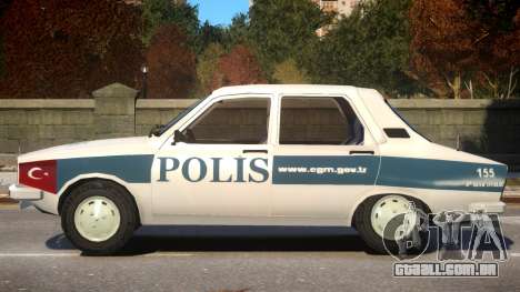 Renault 12 Turkish Police v.2 para GTA 4
