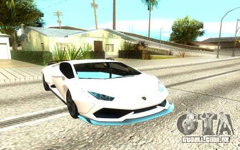 Lamborghini Huracan para GTA San Andreas