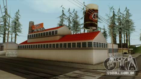 Montgomery A&W Root Beer Factory para GTA San Andreas
