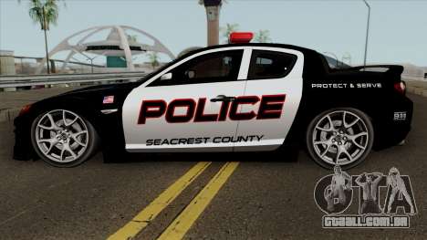 Mazda RX-8 Police SCPD 2011 para GTA San Andreas