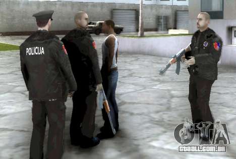 Do Cantão De Sarajevo Policiais Pack para GTA San Andreas