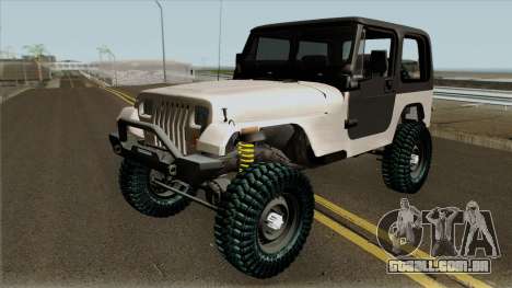 Jeep Wrangler Rustico para GTA San Andreas