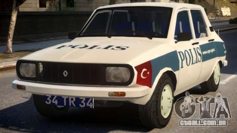 Renault 12 Turkish Police v.2 para GTA 4