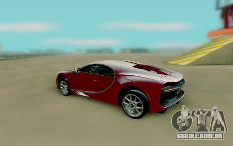 Bugatti Chiron Red para GTA San Andreas