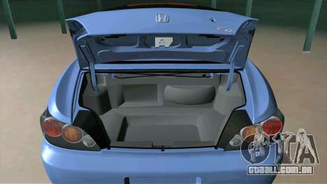 Honda S2000 Liftface Estoque para GTA San Andreas