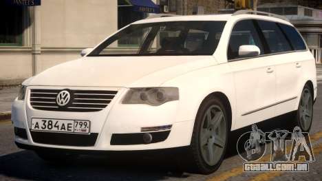 Volkswagen Passat Variant 2010 v2 para GTA 4