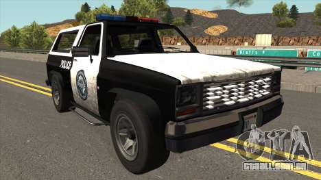 Declasse Rancher Police para GTA San Andreas