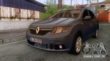 Renault Symbol 2013 Touch para GTA San Andreas