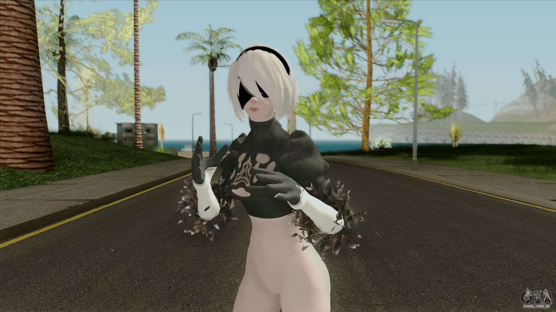 2B Nier Automata, No Skirt, No Panties para GTA San Andreas