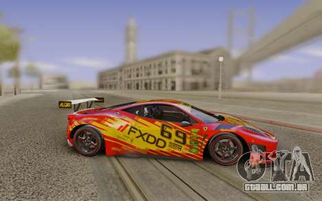 2014 Ferrari 458 Italia GT3 DTM para GTA San Andreas