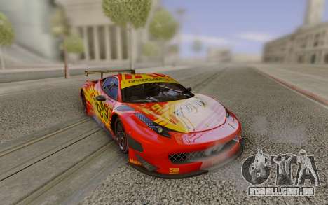 2014 Ferrari 458 Italia GT3 DTM para GTA San Andreas