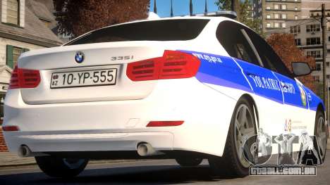BMW M5 2015 Baku Police para GTA 4