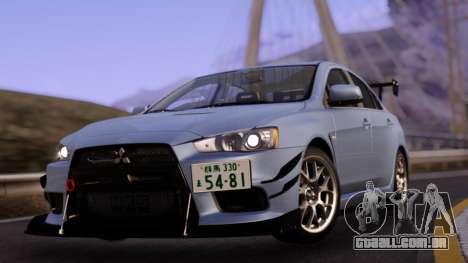 Mitsubishi Lancer Evolution X para GTA San Andreas