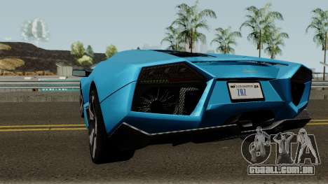 Lamborghini Reventon 2008 para GTA San Andreas