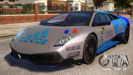 Lamborghini GT3 CUP Addidas Team para GTA 4