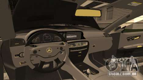A Mercedes-Benz CL65 AMG para GTA San Andreas