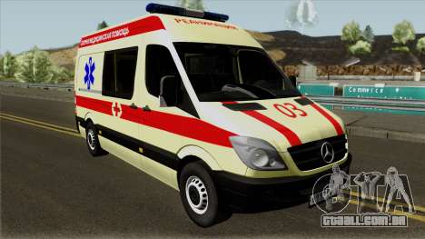 Mercedes-Benz Sprinter Ambulance para GTA San Andreas