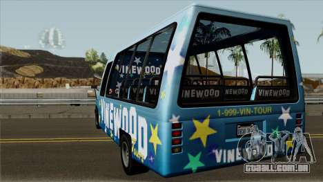 Brute Tour Bus GTA V para GTA San Andreas