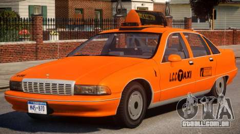 1991 Chevrolet Caprice Taxi v2 para GTA 4