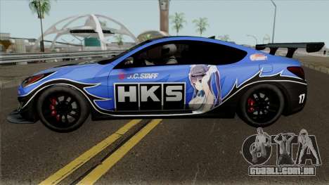 Hyundai Genesis Coupe HKS para GTA San Andreas