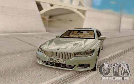 BMW 760LI M V12 para GTA San Andreas