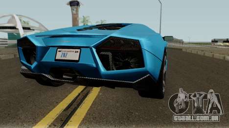 Lamborghini Reventon 2008 para GTA San Andreas