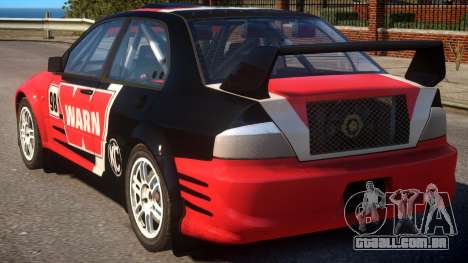 Mitsubishi Lancer EVO IX (DiRT2) PJ6 para GTA 4