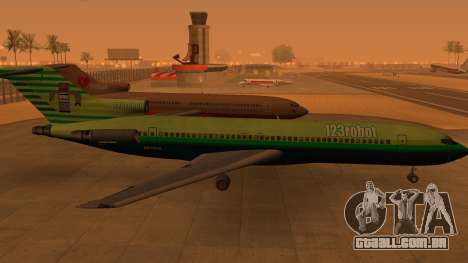 Boeing 727-200: 123robot edição para GTA San Andreas