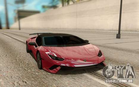 Lamborghini Huracan Perfomante Spyder para GTA San Andreas